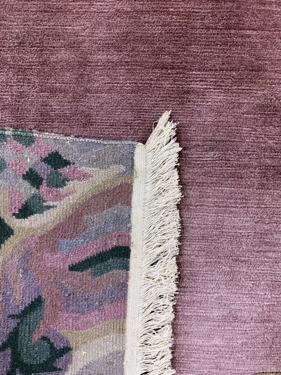 27128699f - Nepal, Ende 20.Jhd, Wolle auf Baumwolle, ca. 240 x 170 cm, EHZ:(nahezu neuwertig) ...