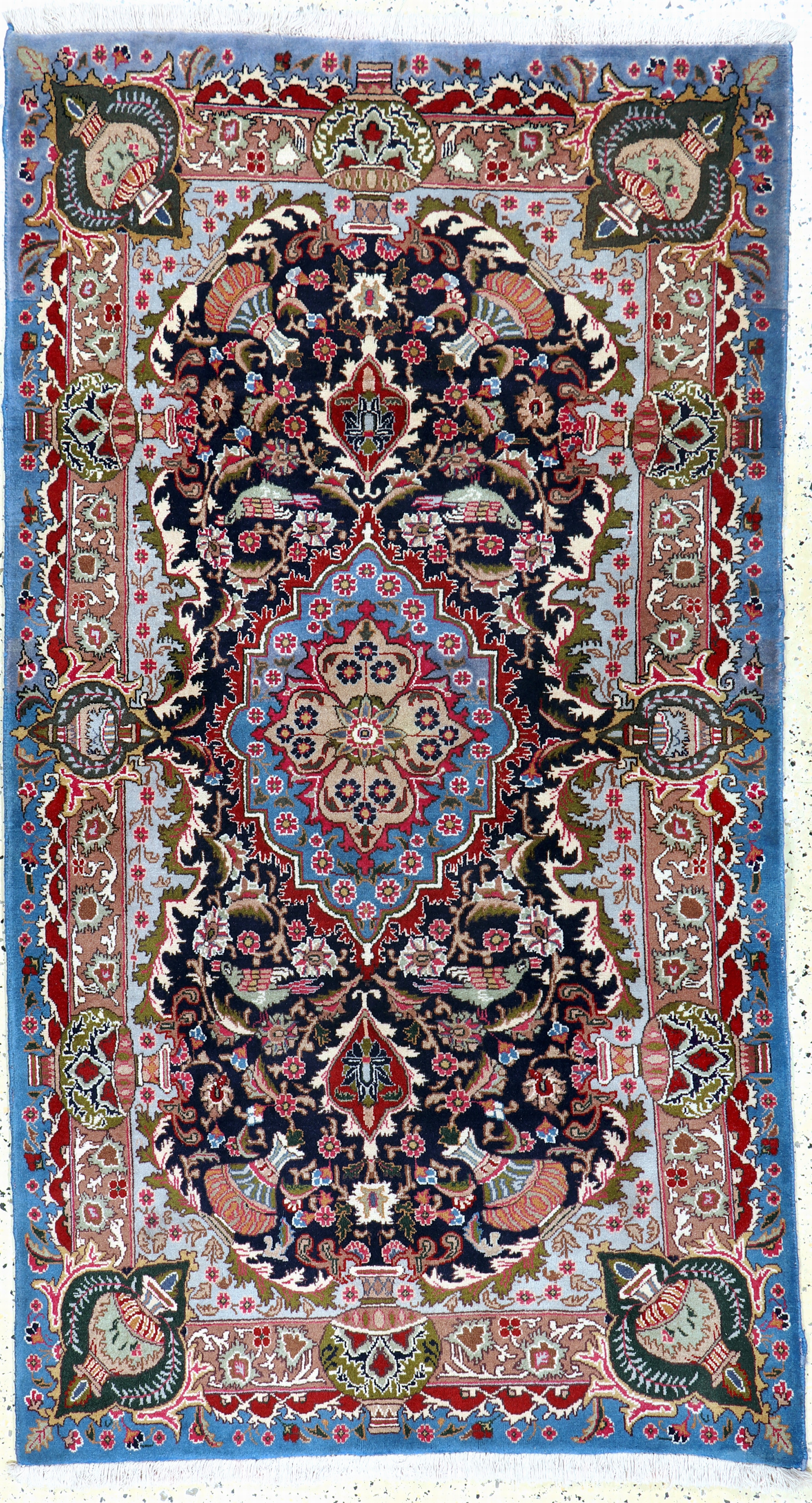 Image 27128713 - Kaschmar, Persien, Ende 20.Jhd, Wolle auf Baumwolle, ca. 212 x 117 cm, EHZ: 2 ...
