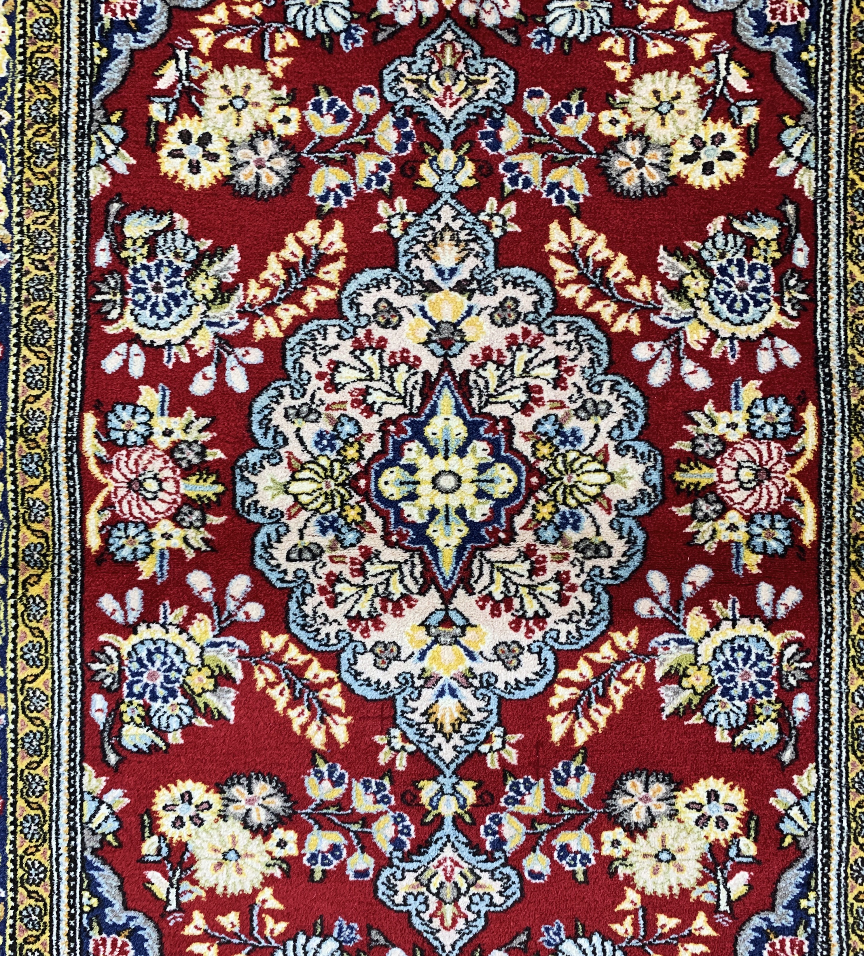Detail c: Ghom Kork, Persien, Mitte 20.Jhd, Korkwolleauf Baumwolle, ca. 147 x 102 cm, EHZ: 1-2