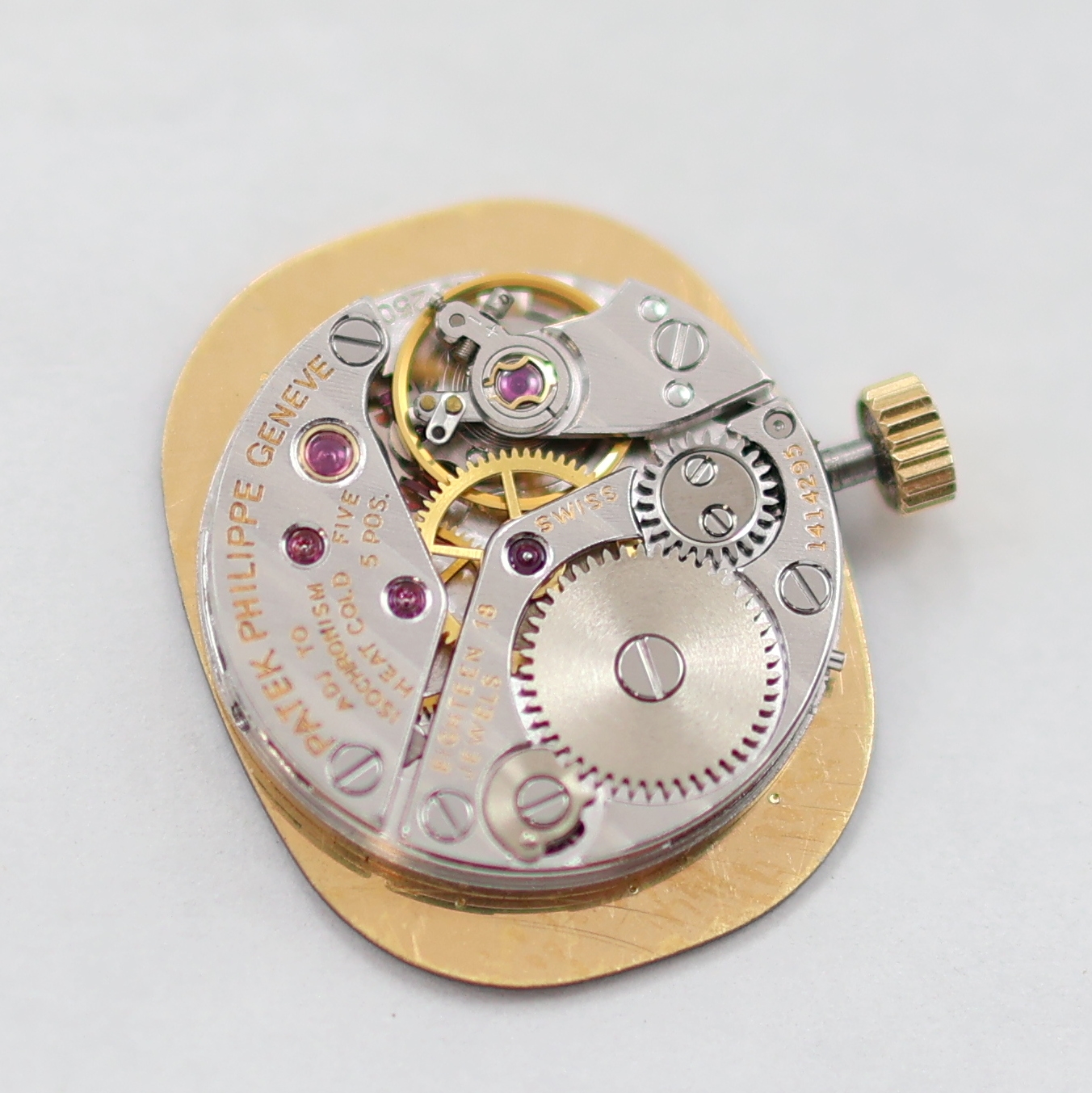 Detail h: PATEK PHILIPPE Ellipse d'Or Damenarmbanduhr in GG 750/000 Referenz 4564, Schweiz verk. lt. beil. Zertifikat 04/1991, Handaufzug, Lederband m. ...