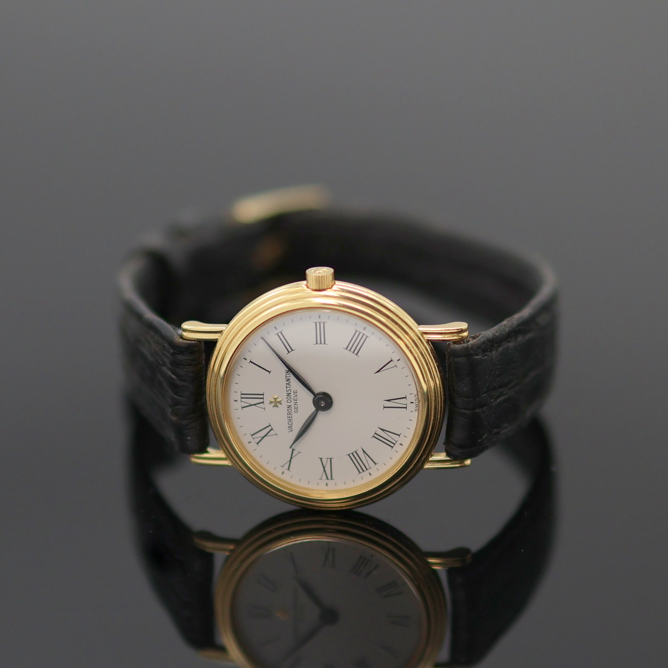 Image 27128738 - VACHERON & CONSTANTIN Damenarmbanduhr in GG 750/000, Schweiz um 1970, Handaufzug, orig. ...