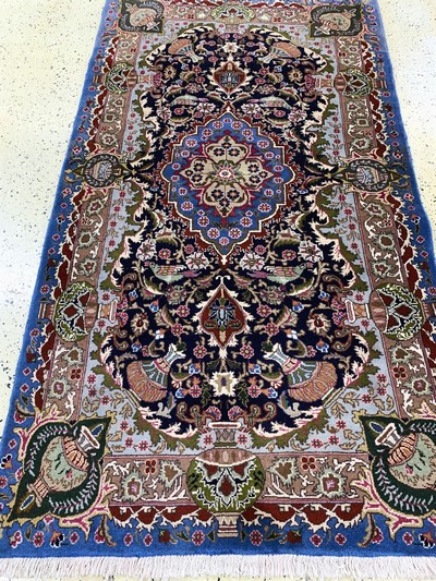 27128713d - Kaschmar, Persien, Ende 20.Jhd, Wolle auf Baumwolle, ca. 212 x 117 cm, EHZ: 2 ...
