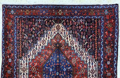 27128727a - Senneh, Persien, Ende 20.Jhd, Wolle auf Baumwolle, ca. 180 x 145 cm, EHZ: 2 ...