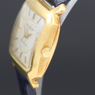27128730c - IWC quadratische Armbanduhr in GG 750/000, Schweiz um 1952, Automatik, Boden aufgedr., ...
