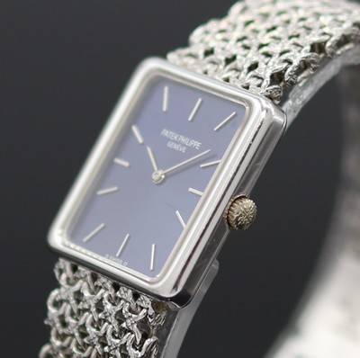 27128735b - PATEK PHILIPPE rare 18k white gold ladies wristwatch reference 4224-3, Switzerland around ...