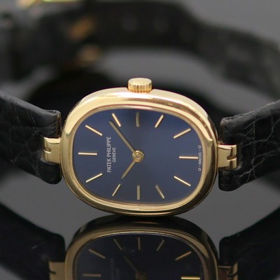 27128737a - PATEK PHILIPPE Ellipse d´Or Damenarmbanduhr in GG 750/000 Referenz 4564, Schweiz verk. ...