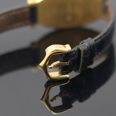 27128739c - CARTIER Tonneau Damenarmbanduhr in GG 750/000 Referenz 89590043, Schweiz um 1990, ...