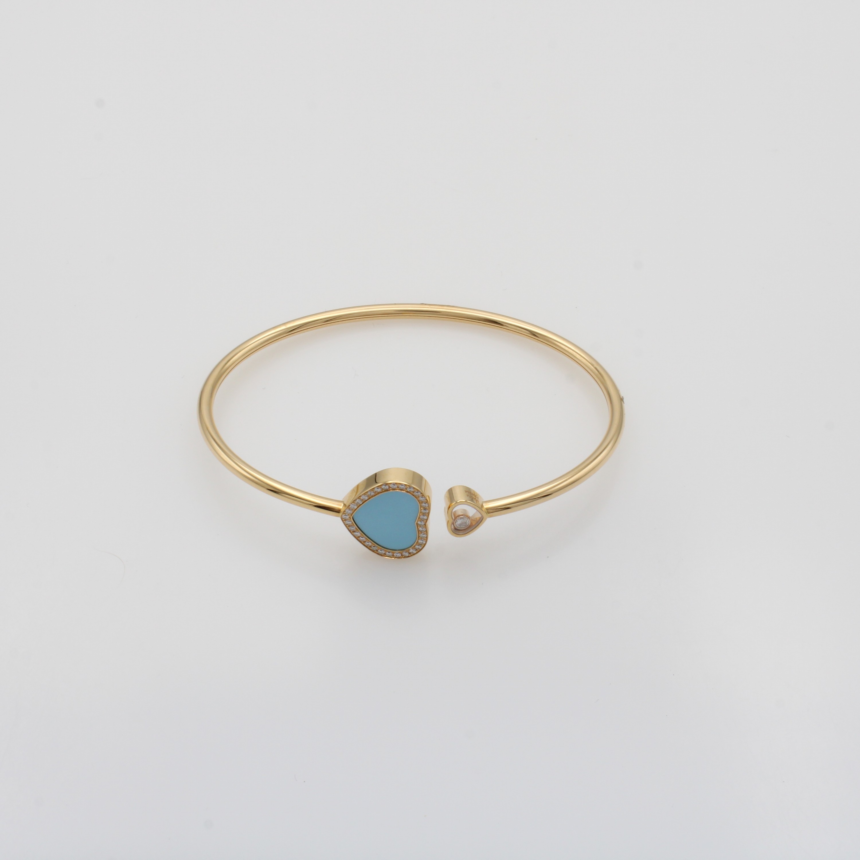 Image 27129887 - Chopard Armspange mit Perlmutt und Brillanten, RoséG 750/000, türkisfarb. Perlmutt, 32 ...