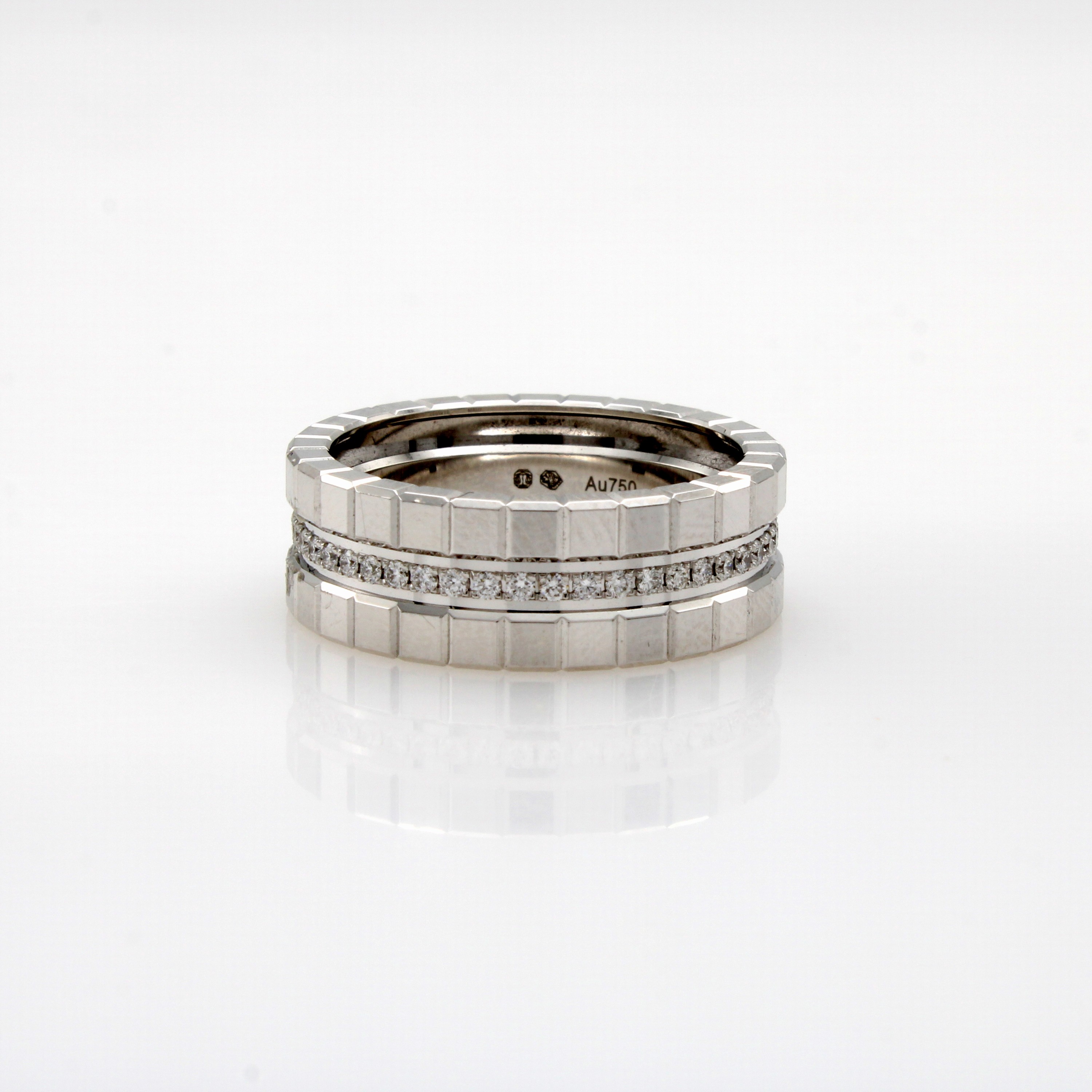 Image 27129898 - Chopard Ring Ice Cube mit Brillanten, WG 750/000, 47 Brill. zus. ca. 0.32 ct feines ...