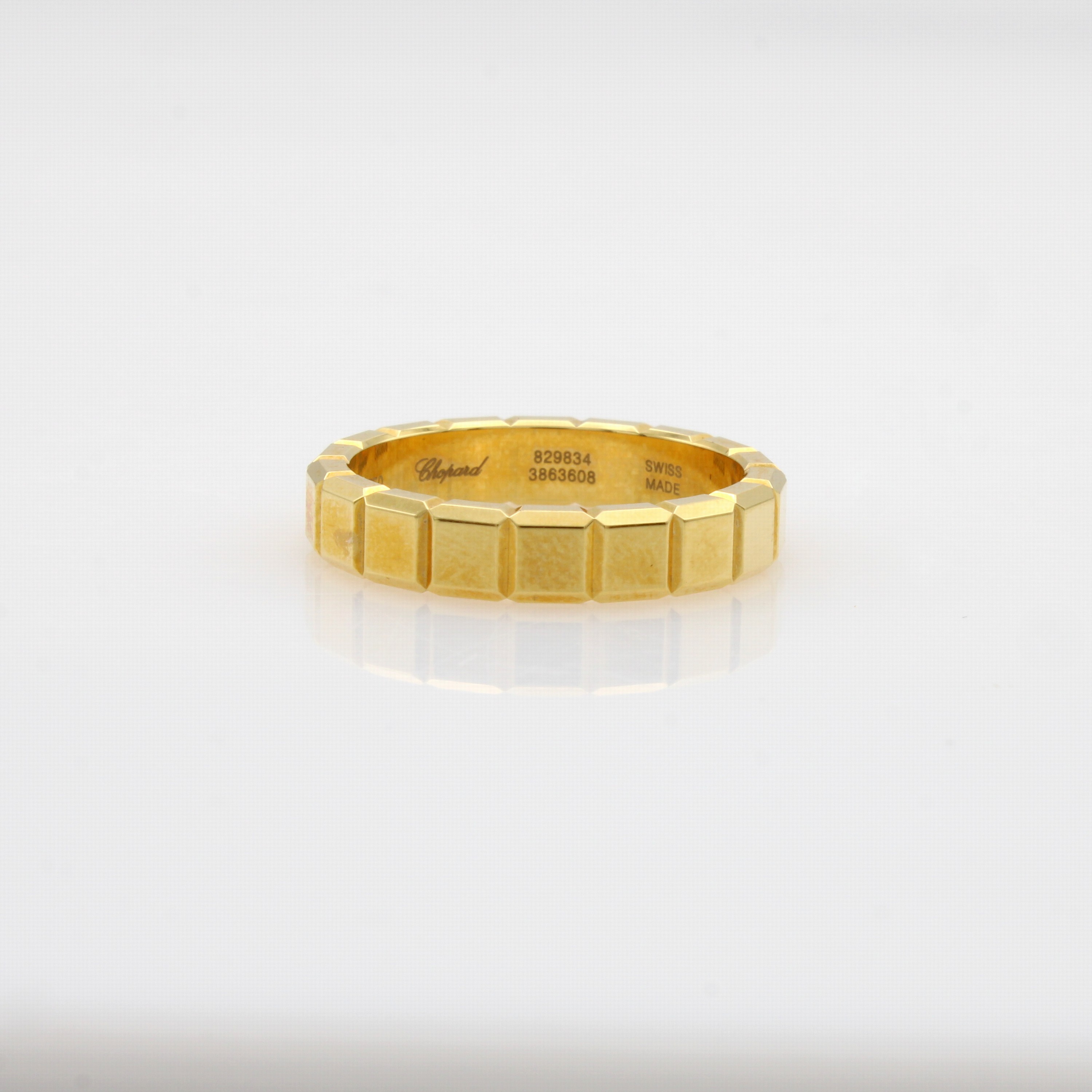 Image 27129900 - Chopard Ring Ice Cube, GG 750/000, RW 54, orig. Etui u. Papiere anbei