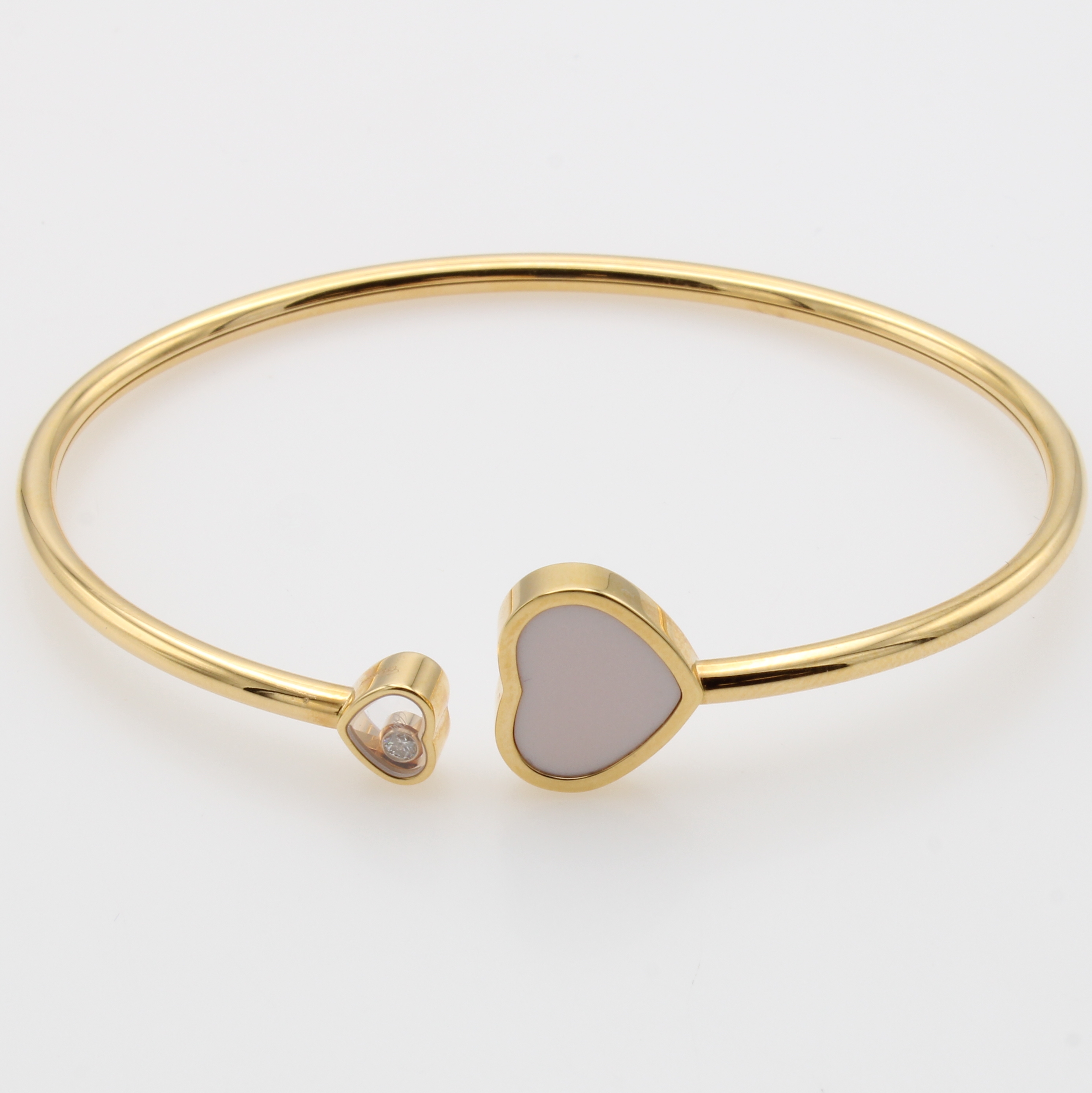 Image 27129905 - Chopard Armspange Happy Hearts mit Brillant, RoséG 750/000, rosafarb. Steineinlage, ...