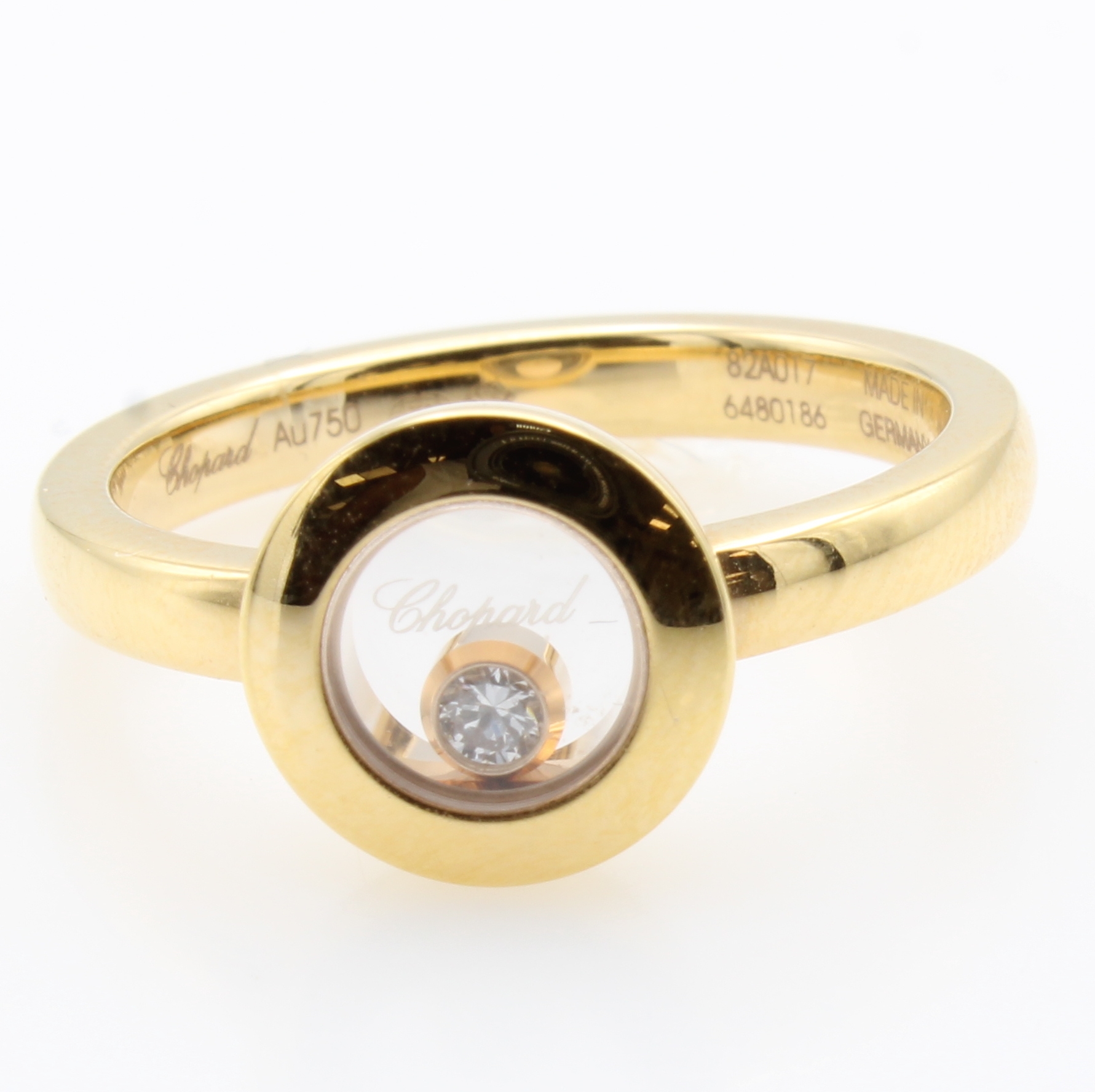 Image 27129908 - Chopard Ring Happy Diamonds Icon mit Brillant , RoséG 750/000, Brill. ca. 0.05 ct ...