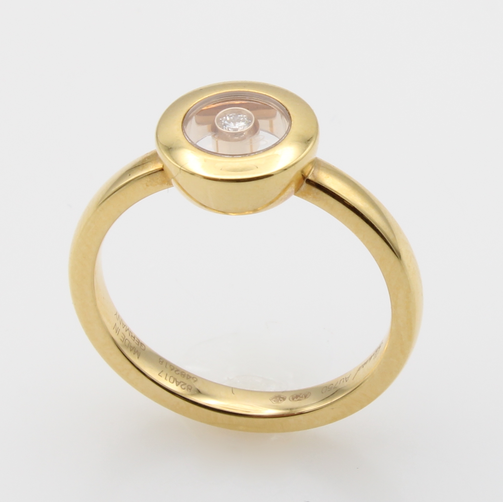 Image 27129916 - Chopard Ring Happy Diamonds Icon mit Brillant, RoséG 750/000, Brill. ca. 0.05 ct feines ...