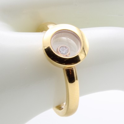 27129908a - Chopard Ring Happy Diamonds Icon mit Brillant , RoséG 750/000, Brill. ca. 0.05 ct ...