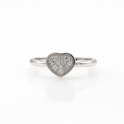 Image Chopard Ring My Happy Hearts mit Brillanten , WG 750/000, 11 Brill. zus. ca. 0.12 ct ...
