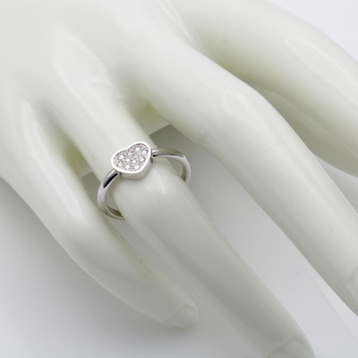 27129922a - Chopard Ring My Happy Hearts mit Brillanten , WG 750/000, 11 Brill. zus. ca. 0.12 ct ...