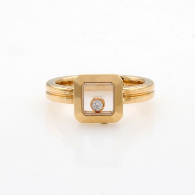 Image Chopard Ring Happy Diamonds mit Brillant, RoséG 750/000, Brill. ca. 0.05 ct feines ...