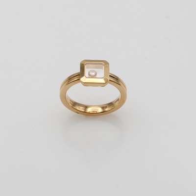 27129933a - Chopard Ring Happy Diamonds mit Brillant, RoséG 750/000, Brill. ca. 0.05 ct feines ...
