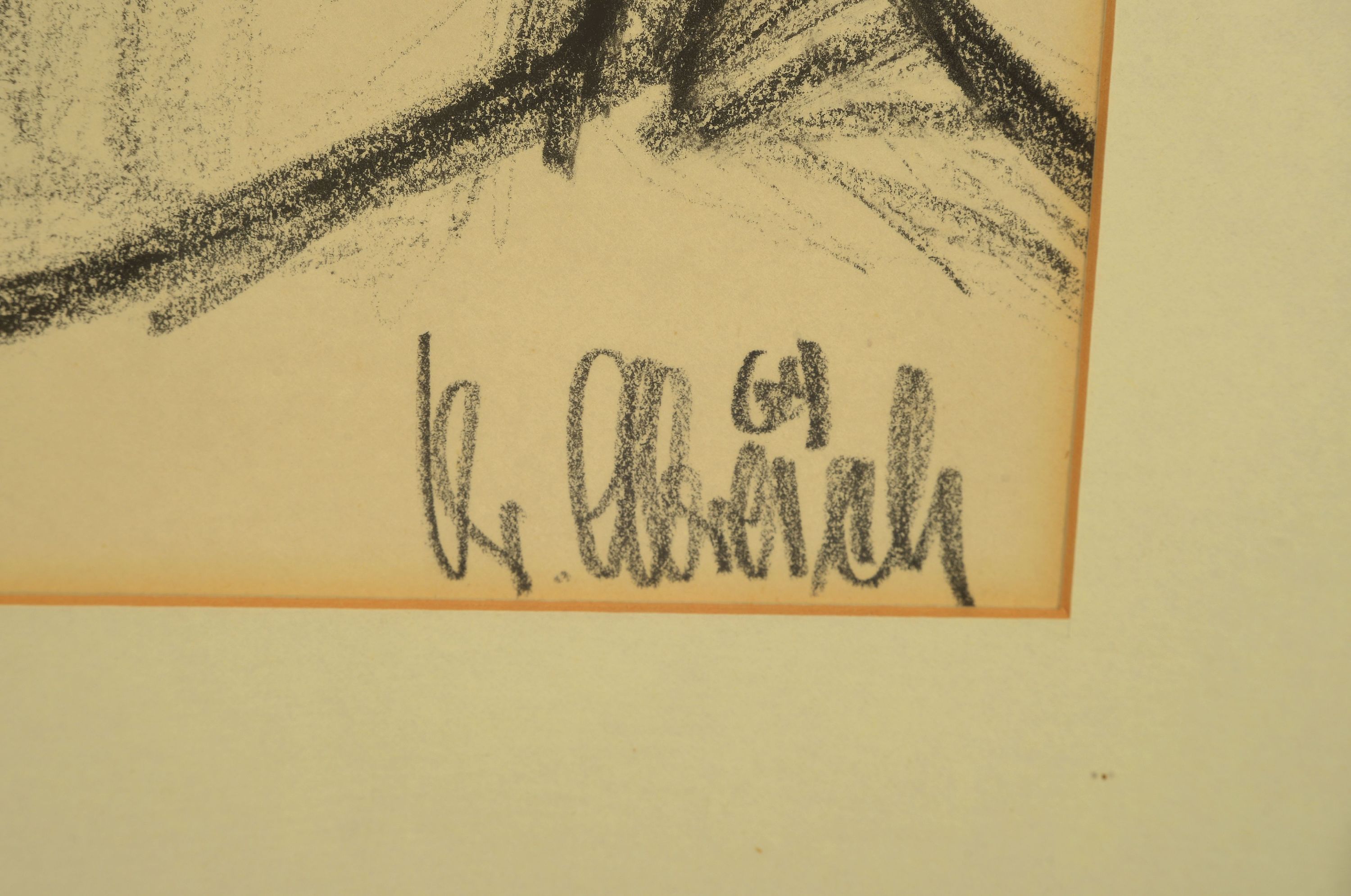 Detail a: Christel Abresch, 1931-2011 Neustadt an der Weinstraße, Bleistiftzeichnung, Bildnis einer Frau mittleren Alters, signiert und datiert 1969, unter PP ...