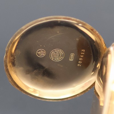 27130005d - Deutsche Präzisionsuhr ´Original Glashütte´ Herrensavonette in GG 585/000, Deutschland ...