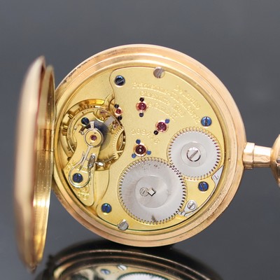 27130005e - Deutsche Präzisionsuhr ´Original Glashütte´ Herrensavonette in GG 585/000, Deutschland ...