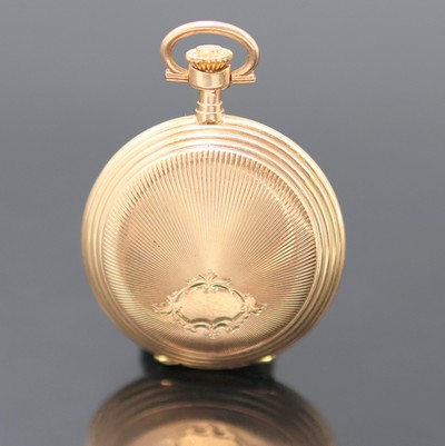 27130007a - Damensavonette in RG 585/000, Schweiz um 1910, strahlen-guill. Louis XVI 2-Deckel ...