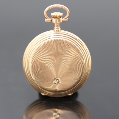 27130007b - Damensavonette in RG 585/000, Schweiz um 1910, strahlen-guill. Louis XVI 2-Deckel ...