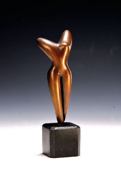 27130027k - 2 kleine Bronzefiguren: 1 x Marco Pioni, geb. 1959, La Danse, sign. und num. 1026/5000, ...