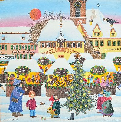 27130055a - Anita Büscher, 1940 Oggersheim-2012, Konvolut von 10 Arbeiten: für die Künstlerin ...