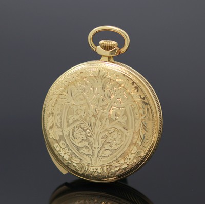 27130079b - IWC / Déesse Taschenuhr mit Figurenautomat und 5-Minuten-Repetition in GG 750/000, ...