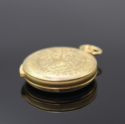 27130079c - IWC / Déesse Taschenuhr mit Figurenautomat und 5-Minuten-Repetition in GG 750/000, ...
