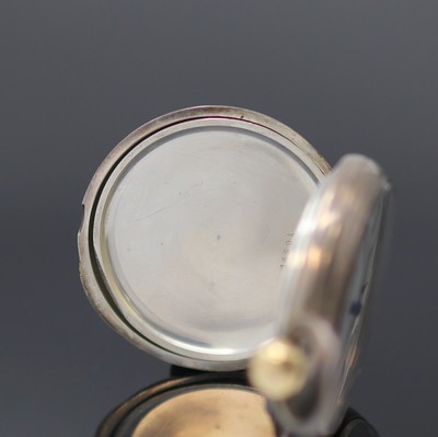 27130109d - A. LANGE & SÖHNE Herrentaschenuhr in Silber, Deutschland um 1880, glattes Geh. m. ...