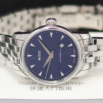 27130265a - MIDO Baroncelli Midnight Blue Lady ungetragene Damenarmbanduhr Referenz M7600.4.15.1, ...