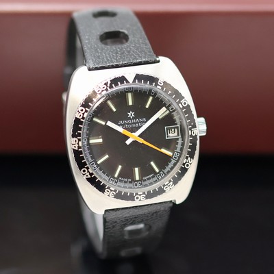 27130271b - JUNGHANS Herrenarmbanduhr, Automatik, Deutschland 1975, Edelstahlgeh. inkl. Sport ...