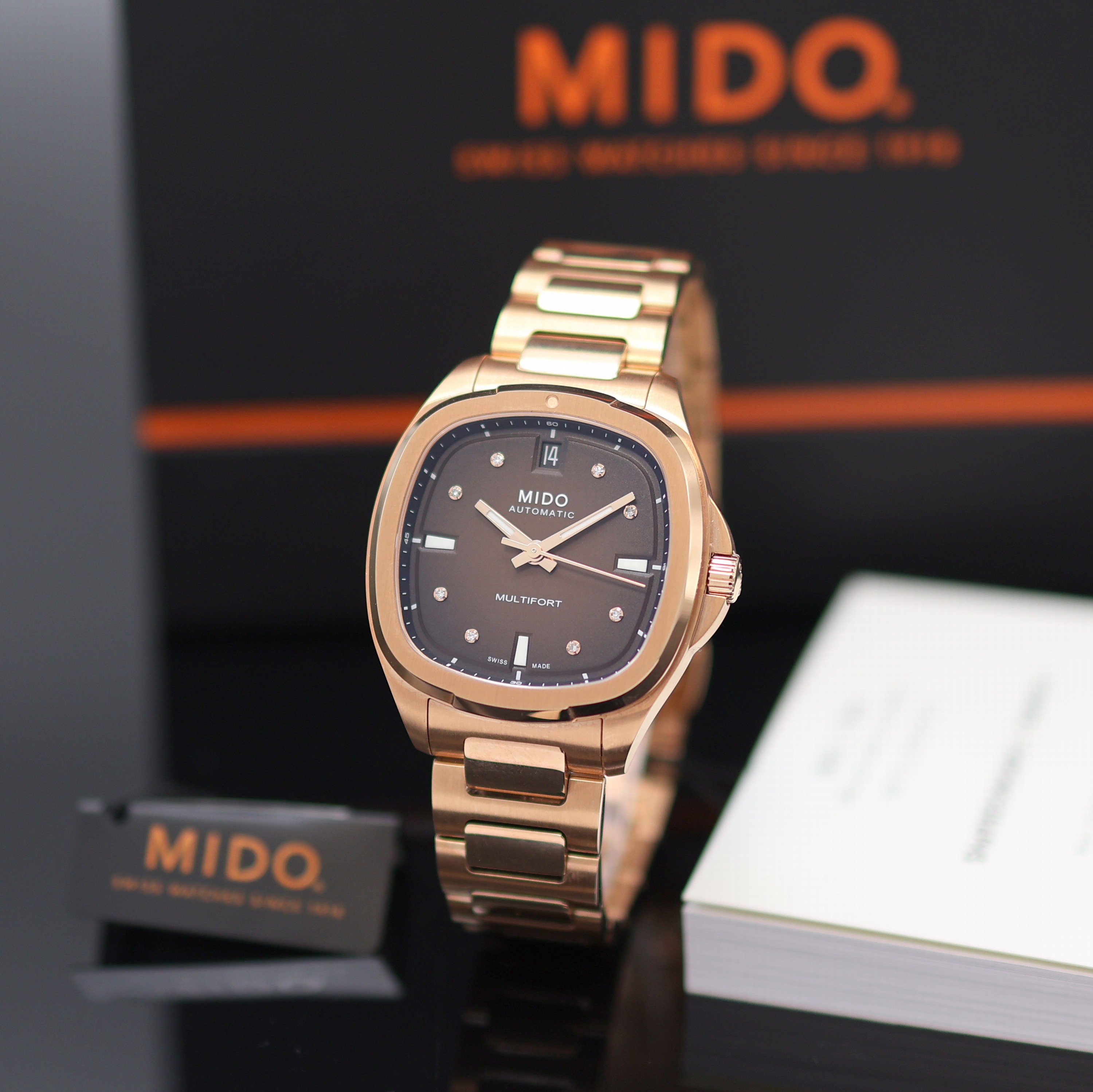 Image 27130325 - MIDO Multifort TV 35 ungetragene Herrenarmbanduhr Referenz M049.307.33.296.00, ...