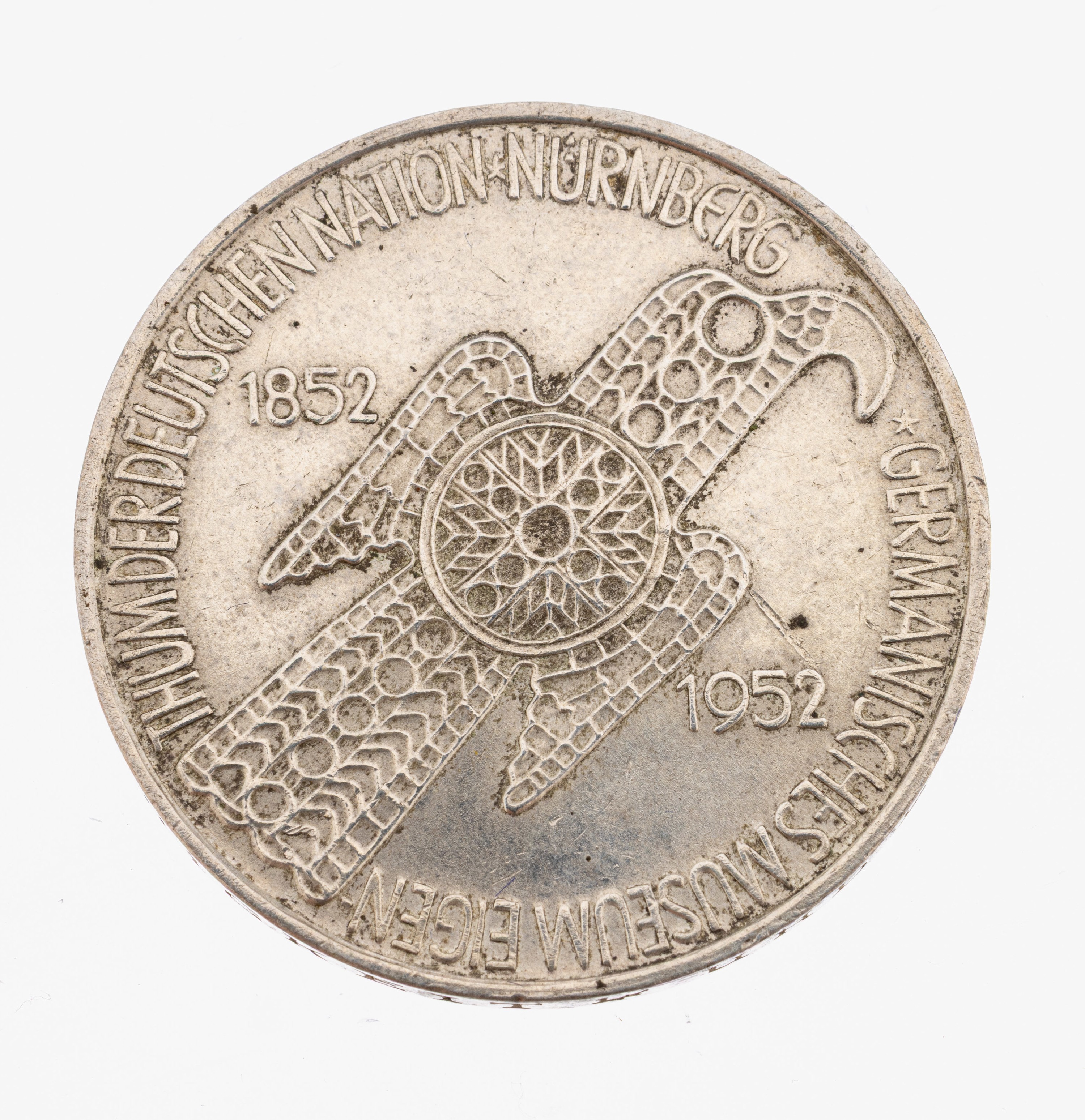 Image 27130367 - Silbermünze, 5 Mark, Deutschland , 1952, Germanisches Museum Nürnberg