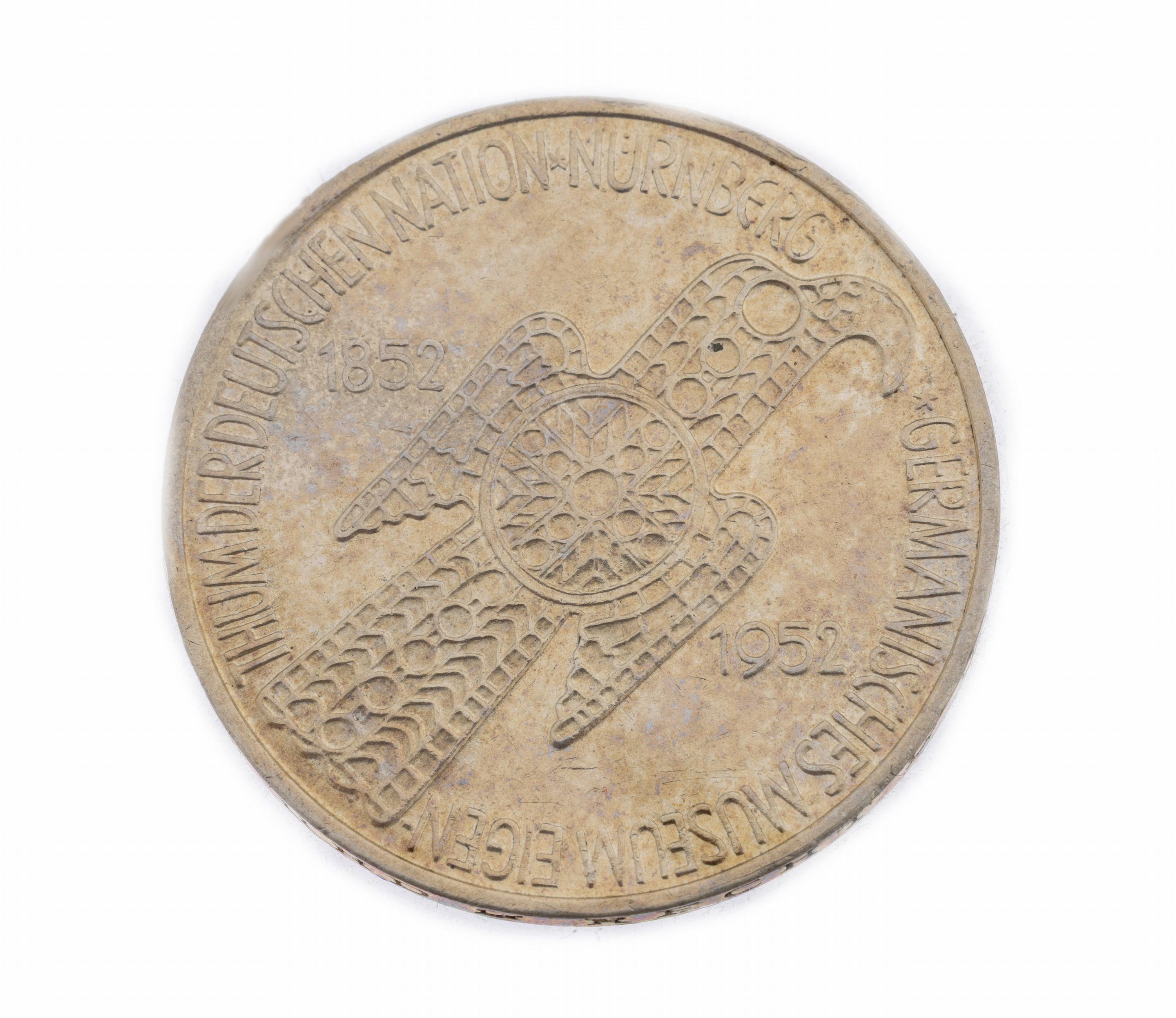 Image 27130369 - Silbermünze, 5 Mark, Deutschland, 1952, Germanisches Museum