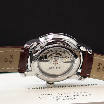 27130322e - MIDO Baroncelli ungetragene Herrenarmbanduhr Referenz M8600.4.18.8, Automatik, ...