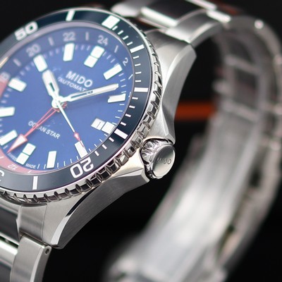 27130341b - MIDO Ocean Star GMT ungetragene Herrenarmbanduhr Referenz M026.629.11.041.00, Automatik, ...