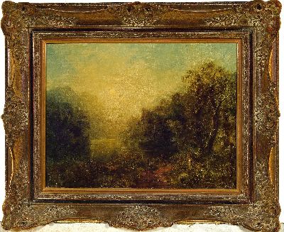 27130343k - Zuschreibung: Antoine Payen, 1792 Brüssel-1853 Tournai, exotische Flusslandschaft in ...