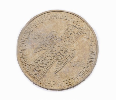 Image Silbermünze, 5 Mark, Deutschland, 1952, Germanisches Museum