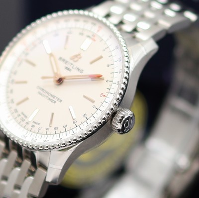 27130441b - BREITLING Navitimer Chronometer ungetragene Armbanduhr Referenz A17327, Automatik, ...