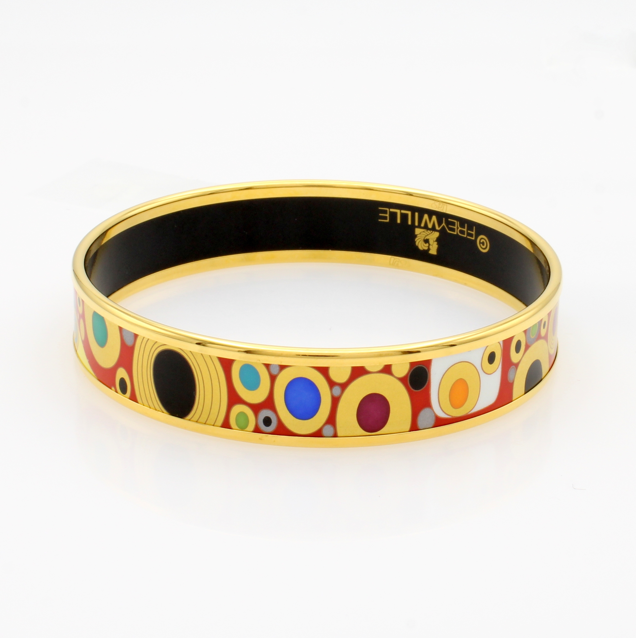 Image 27130524 - Frey Wille Armreif Miss, Metall verg., ´Hope´, D. ca. 62 mm, orig. Etui