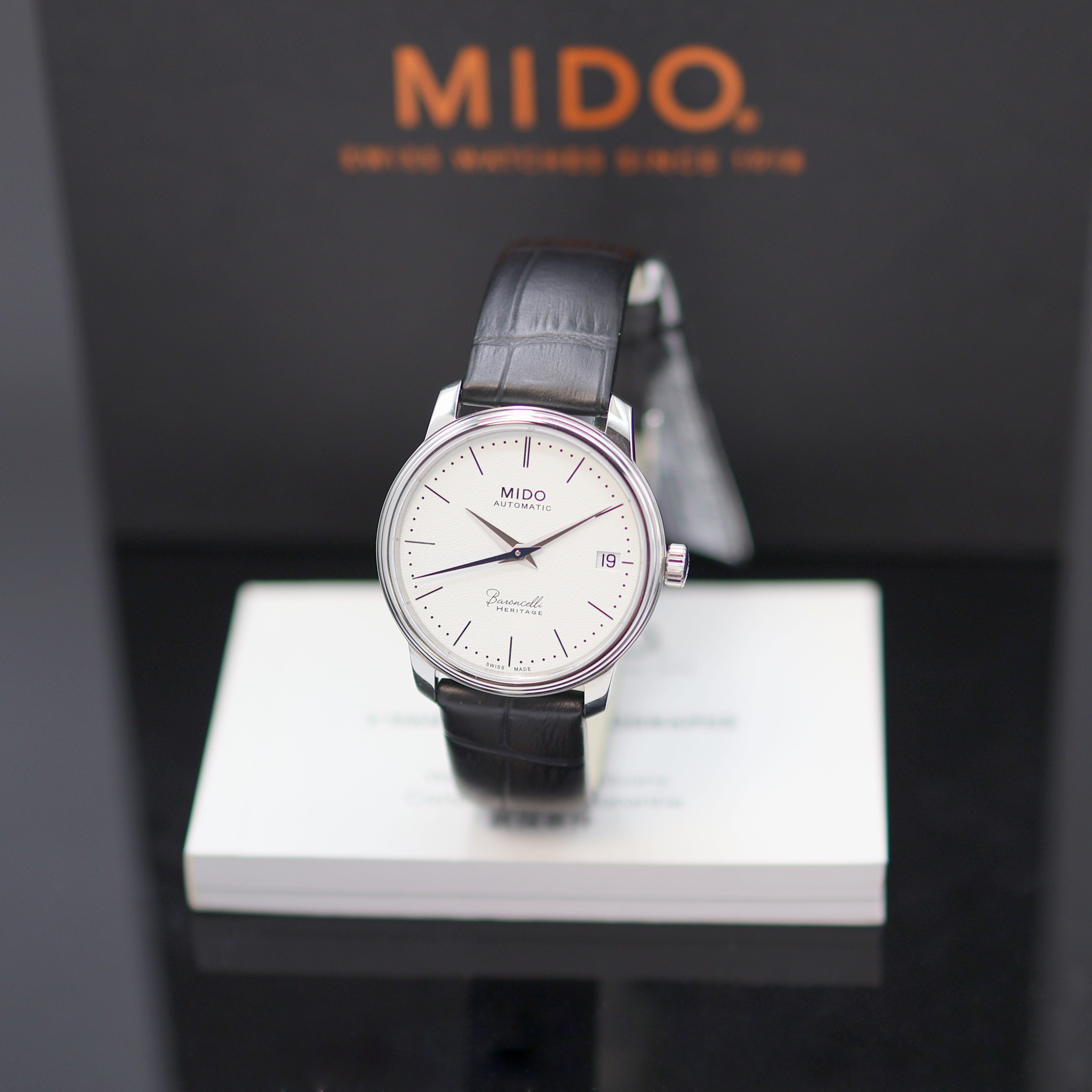 Image 27130546 - MIDO Baroncelli Heritage Lady ungetragene Damenarmbanduhr Referenz M027.207.16.010.00, ...