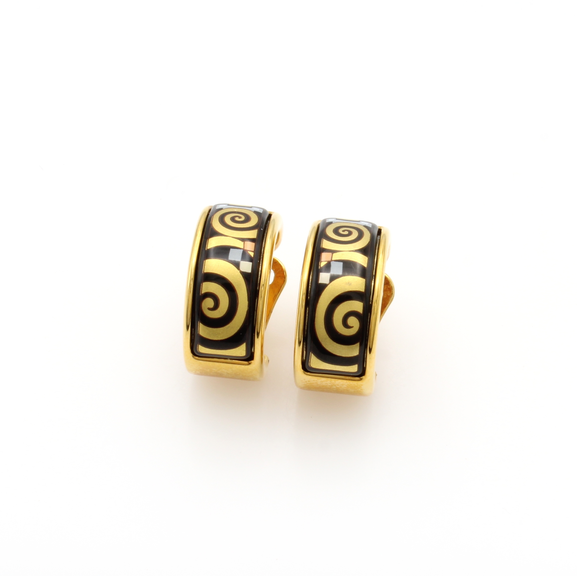 Image 27130547 - Frey Wille Creolen, Metall verg., ´Hommage àKlimt - Adele Bloch-Bauer´, orig. Etui