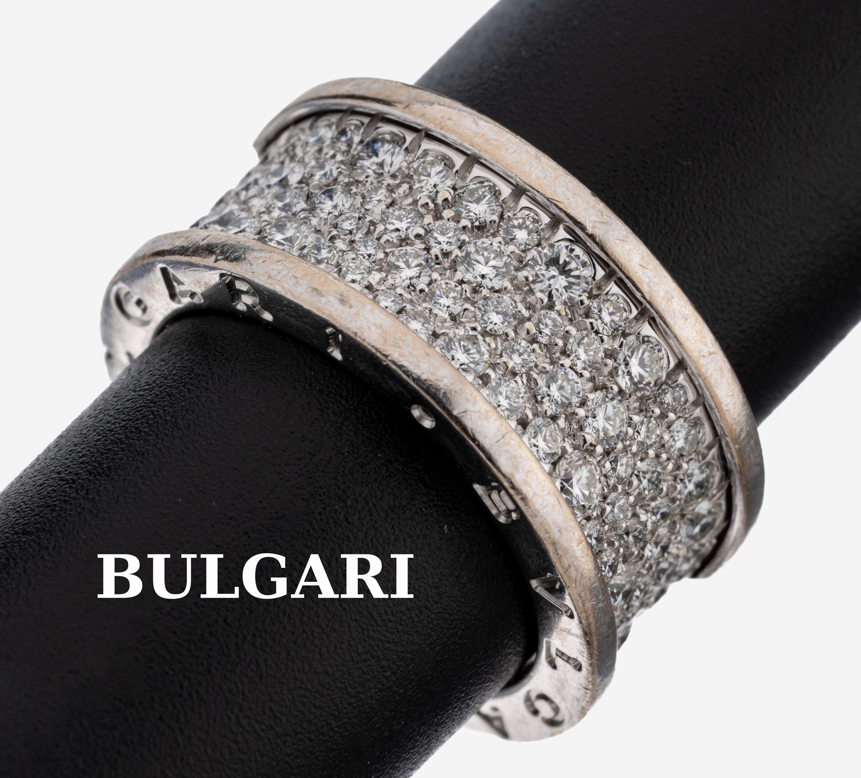 Image 27130566 - 18 kt Gold BULGARI Brillant-Ring, WG 750/000, B-Zero Serie, Brillanten zus. ca. 3.0ct ...