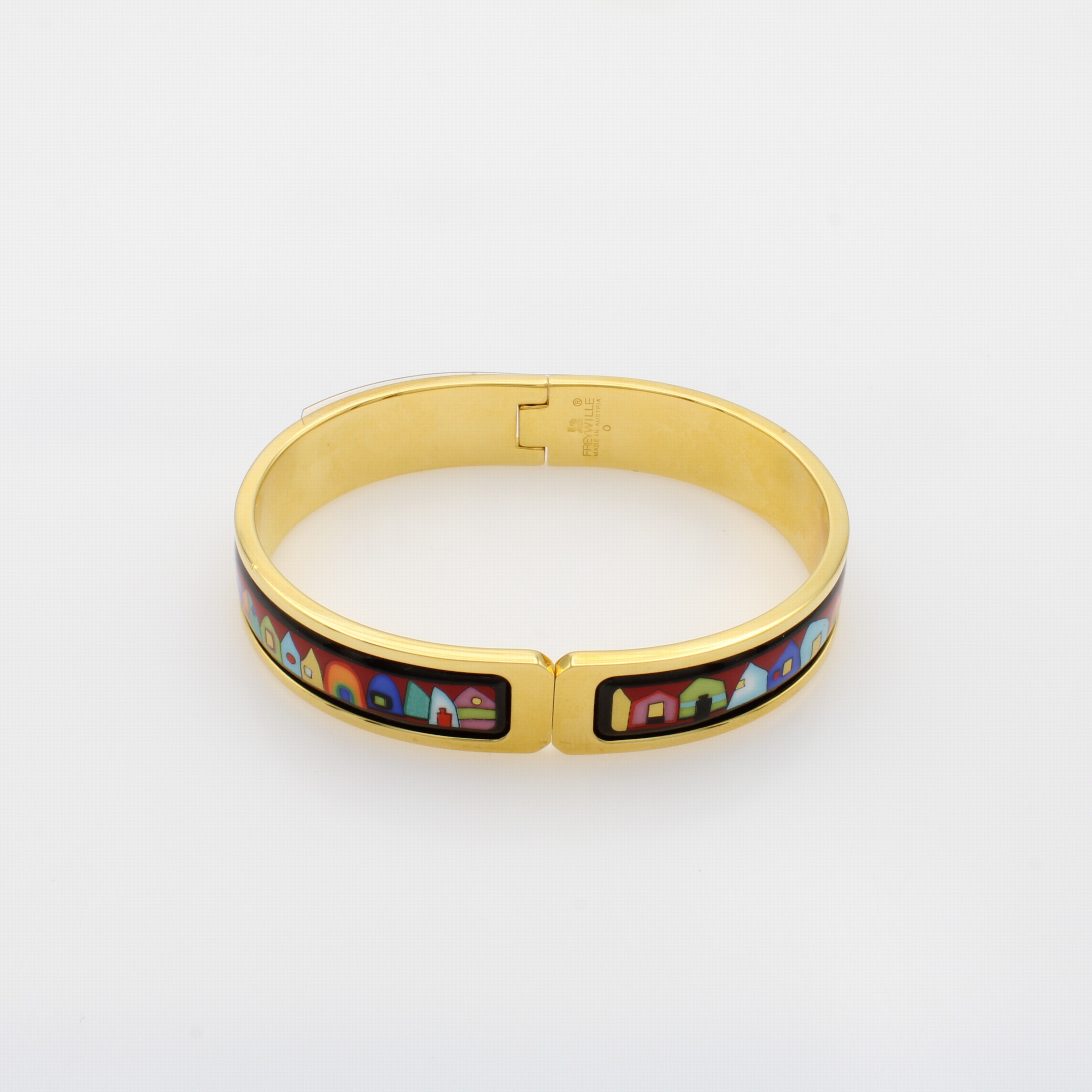 Image 27130569 - Frey Wille Armreif Ballerina, Metall verg., ´Hommage à Hundertwasser - Street Rivers´, ...
