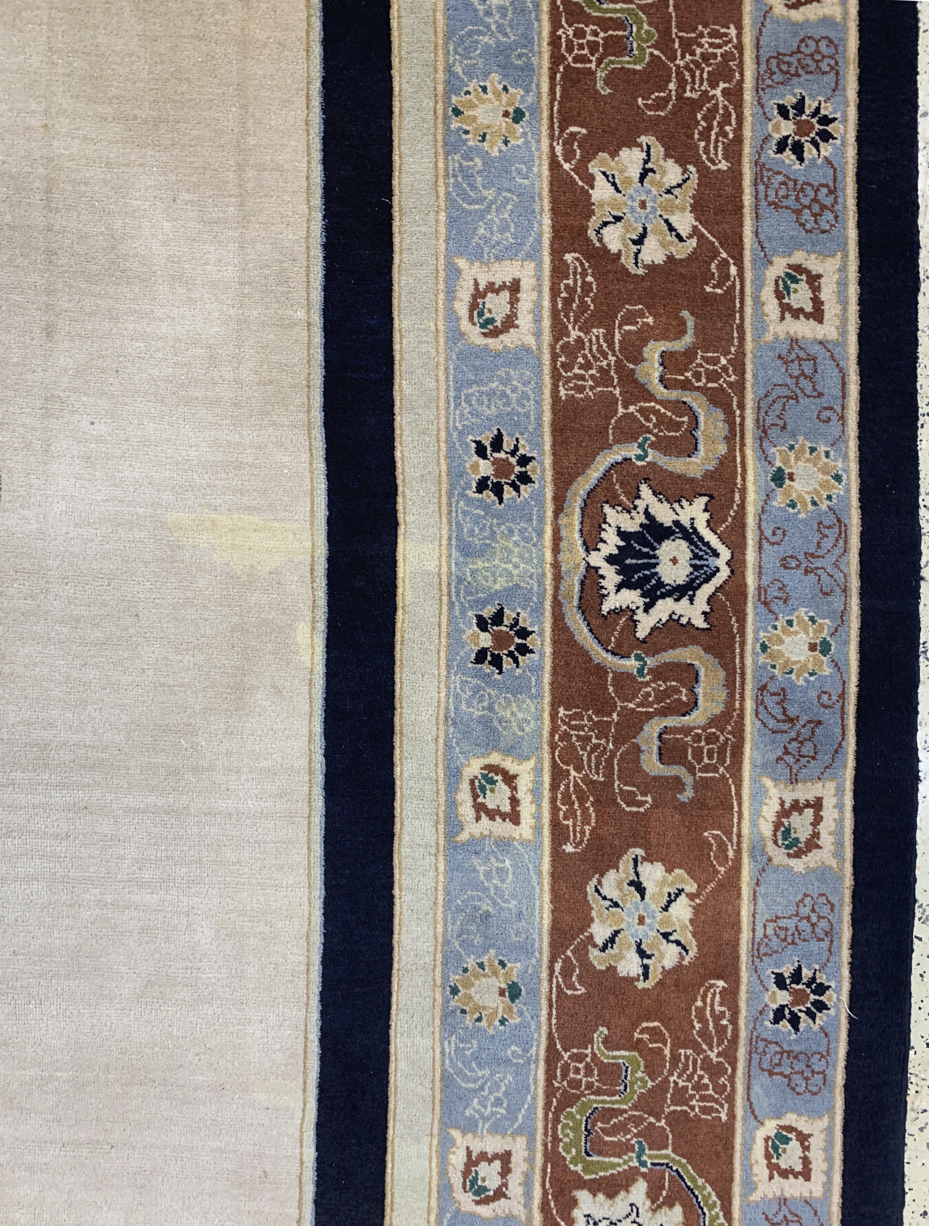 Detail h: Savanary, China, Mitte 20.Jhd, Wolle auf Baumwolle, ca. 580 x 395 cm, EHZ: 2, (fleckig)