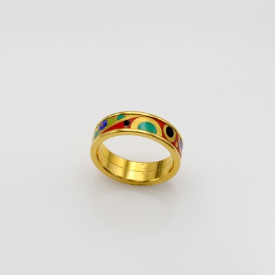 27130501a - Frey Wille Ring Ultra, Metall verg., ´Hope´, RW ca. 54, orig. Etui