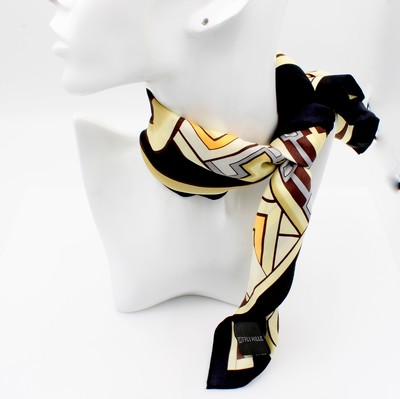 27130563a - Frey Wille Seidentuch, ´Hommage à Gustav Klimt - Adele Bloch-Bauer´, M. 53x53, mit Etui
